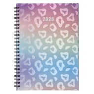 WS 2026 Diary A5 Week to View Spiral Animal Print