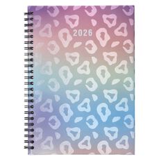 WS 2026 Diary A5 Week to View Spiral Animal Print