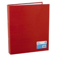 WS Ring Binder PVC Red Mid A4