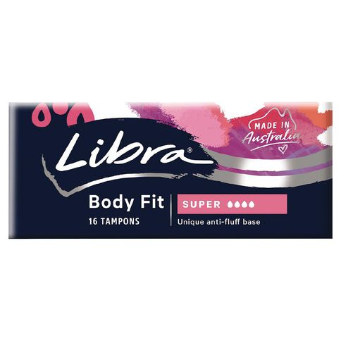 Libra Body Fit Super Tampon 16 Pack