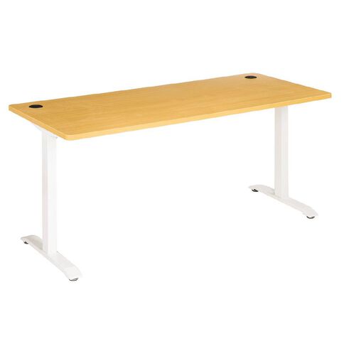 Jasper J Emerge Straight Desk 1800 White Beech
