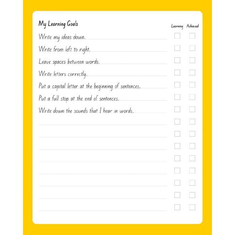 Warwick My Writing Book 1 14mm Ruled 64 Page Yellow