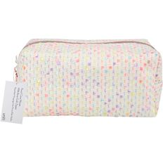 Uniti Pencil Case Woven with Rose Gold Zipper
