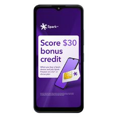 HMD 4G Key Locked with Spark + Skinny SIM Midnight Black