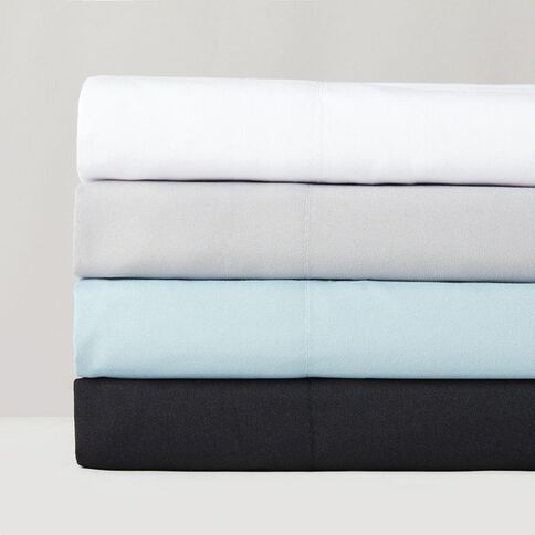 Living & Co Flat Microfibre Sheet