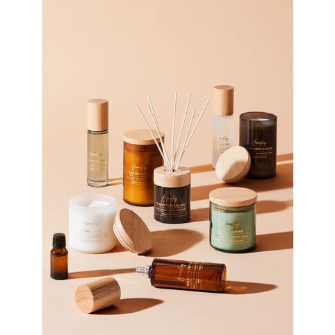 Living & Co Homestay Blackberry and Guava Candle Black One Size