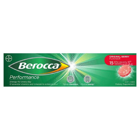 Berocca Performance Effervescent Tablets Original Flavour 15s