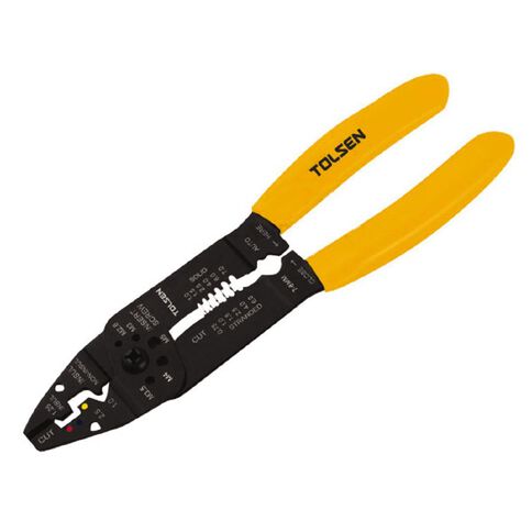 Tolsen Wire Stripping & Crimping Pliers 215mm