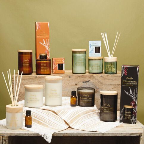 Living & Co Homestay Blackberry and Guava Candle Black 13oz