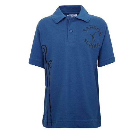 Schooltex Sanson School Short Sleeve Polo with Transfer