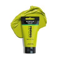 Reeves Fine Acrylic Paint Lime Yellow 415 75ml
