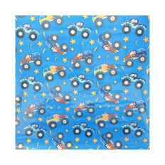 WS Book Covering Monster Truck 45cm x 1m