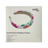 Uniti Craft Adults Needle Punch Headband Flower