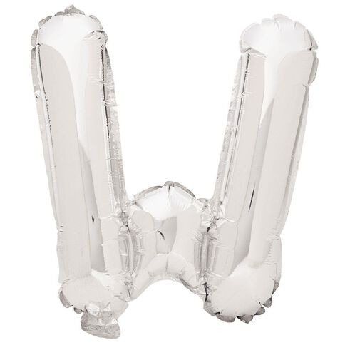 Artwrap Foil Balloon W Silver 35cm