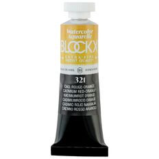 BLOCKX Watercolour Tube 15ml S3 321 Cadmium Red Orange Orange
