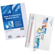 Ibico Binding Cover Gbc Transparent 150 Micron 25 Pack