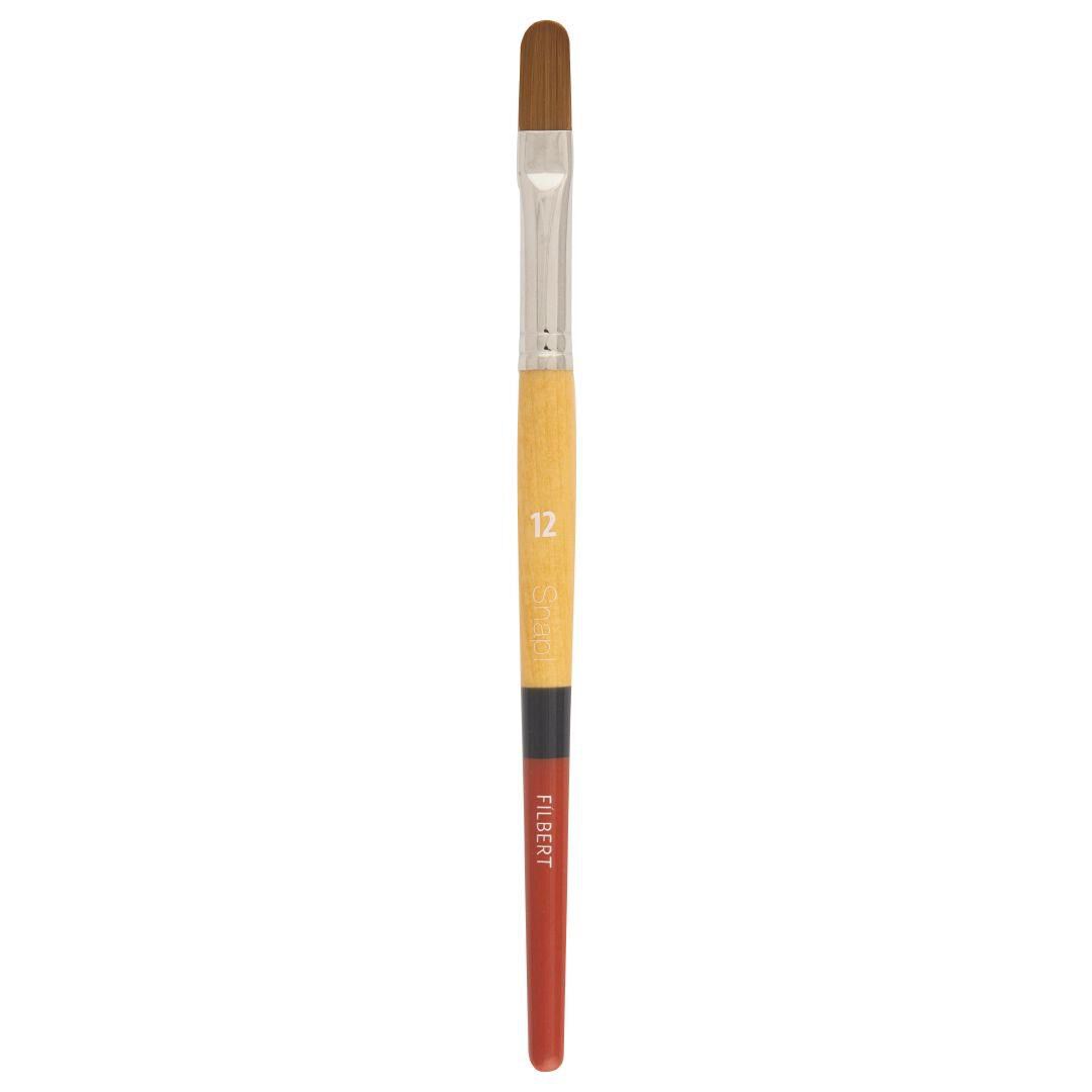 Princeton Art /& Brush Co Snap Short Handle White Nylon Taklon Brush Round 6