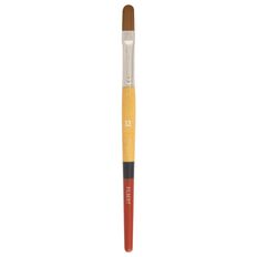 Princeton Snap Brush Short Handle Taklon Filbert 12 Gold