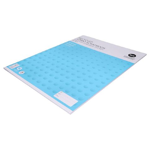 WS Jumbo Scrapbook 395mm x 300mm Unruled 28 Leaf Blue