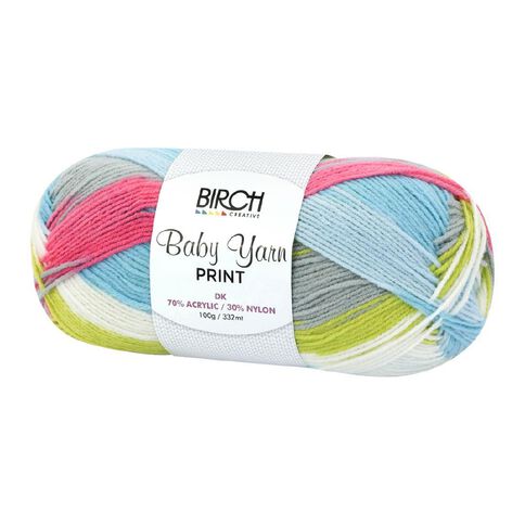 Birch Baby Print 70% Acrylic 30% Nylon 100G Mistbell