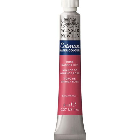 Winsor & Newton Cotman Watercolour Paint 8ml Rose Madder Hue