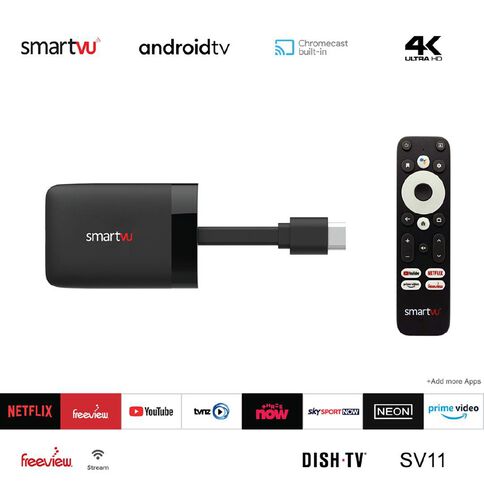 DishTV SmartVU Android TV Freeview Dongle 4K