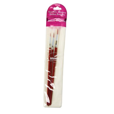 DAS Brush Synthetic Round 3 Pack Gold