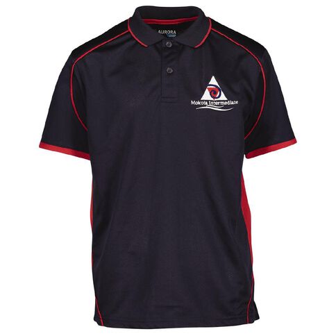 Schooltex Mokoia Intermediate Short Sleeve Polo with Embroidery