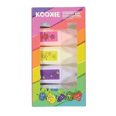 Kookie Novelty Highlighters Mini Scented 5 Pack Multi-Coloured