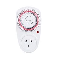 Tech.Inc 24 Hour Mechanical Timer