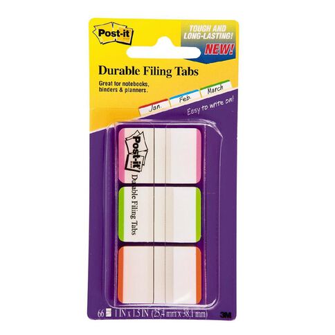 Post-It Tabs 686L-Pgo 25.4mm x 38.1mm Brights Assorted
