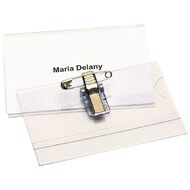 Rexel Conference Name Holders Pin & Clip 50 Pack