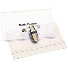 Rexel Conference Name Holders Pin & Clip 50 Pack
