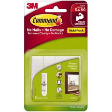 Command Picture Hanging Strips Value Pack 8 Pack White Medium