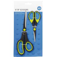 WS Scissors Soft Grip 6/8 inch Grey