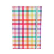 Uniti Kids Rainbow Check A5 Notebook Uniti Kids Rainbow Check A5 Notebook