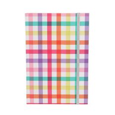 Uniti Kids Rainbow Check A5 Notebook Uniti Kids Rainbow Check A5 Notebook