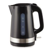 Living & Co Metal Trim Kettle 1.7L Black
