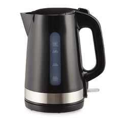 Living & Co Metal Trim Kettle 1.7L Black
