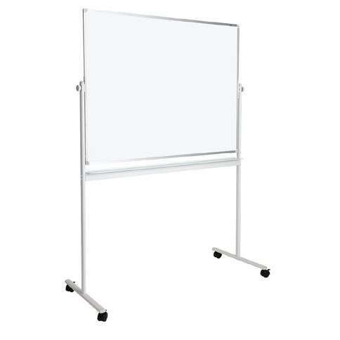 Litewyte Value Pivoting Mobile Whiteboard 900x1200mm White