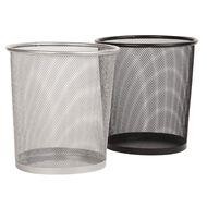 WS Round Mesh Rubbish Bin 23cm x 27cm Assorted