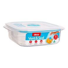 Decor Vent & Seal Plastic Square Clear 500ml