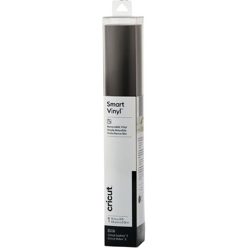 Cricut Smart Removable Vinyl 13in x 3ft Black