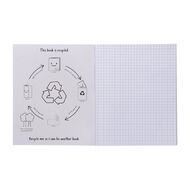 WS Exercise Book 1E5 7mm Quad 36 Leaf Blue Mid