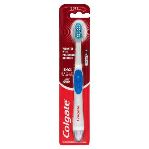 Colgate Optic White Sonic Toothbrush Soft