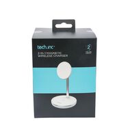 Tech.Inc 2-in-1 Magnetic Wireless Charger