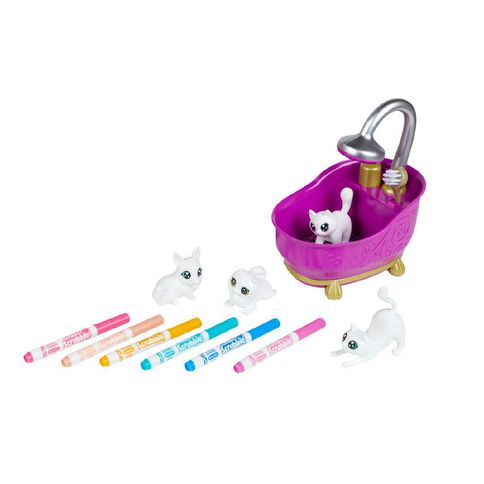 Crayola Scribble Scrubbies Pets Bath Tub Playset