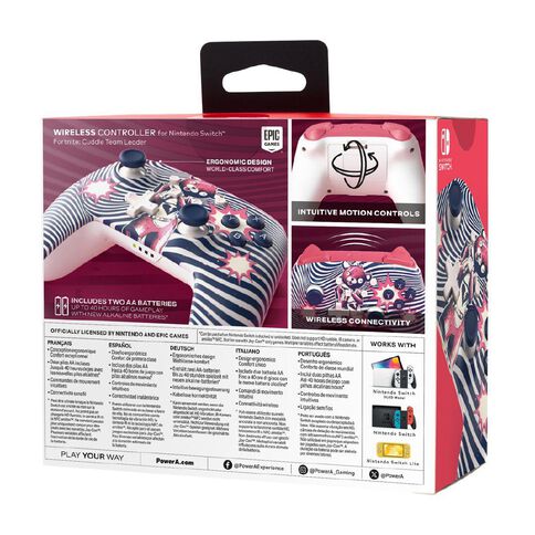PowerA Nintendo Switch Wireless Controller Fortnite Cuddle Team Leader