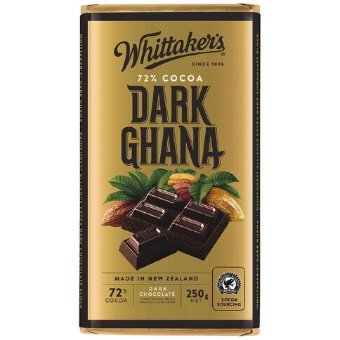 Whittaker's 72% Ghana Block 250g