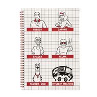 Scooby Doo Spiral Notebook All Characters White A4